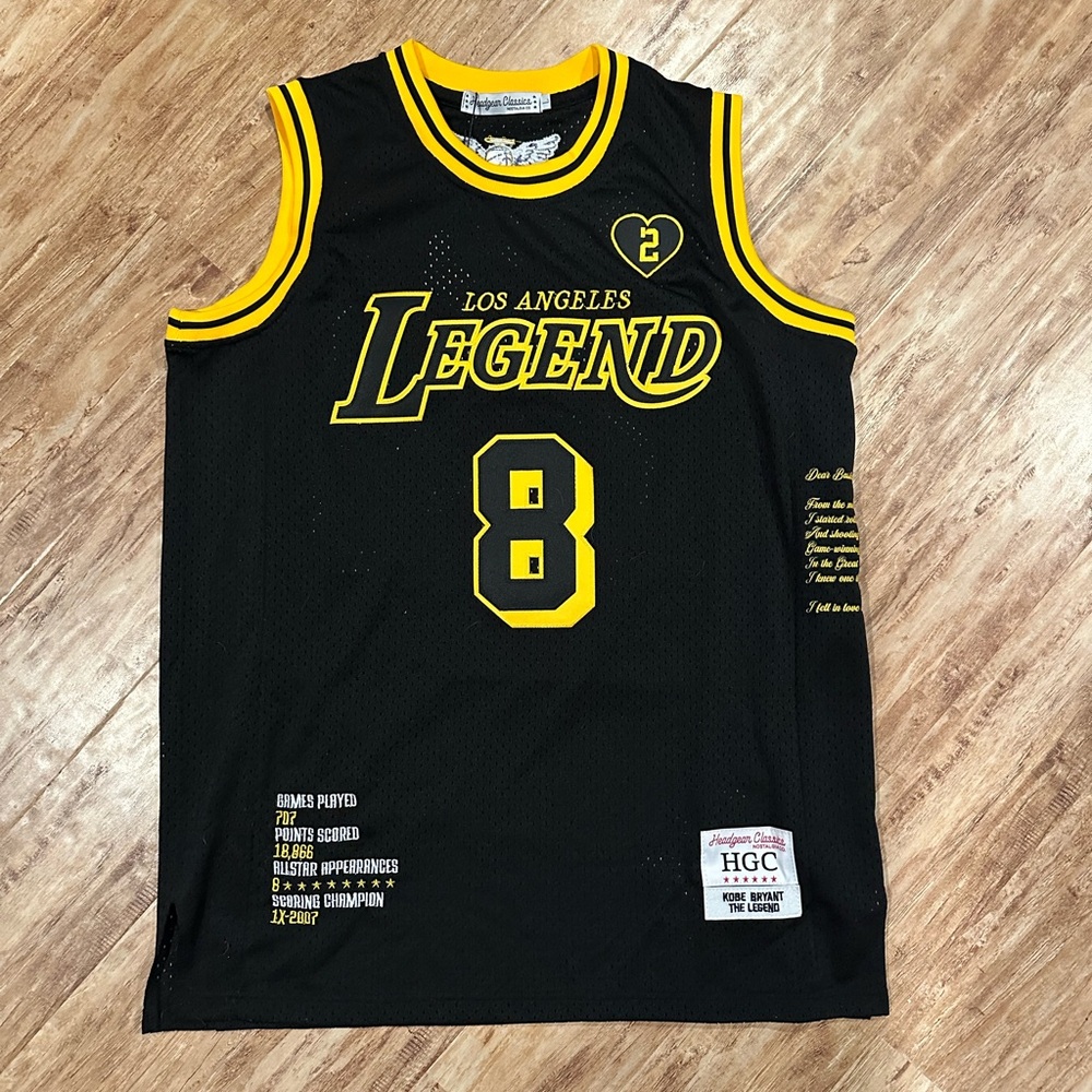 Kobe Bryant Mamba & Legend Jersey- Size Large Lakers